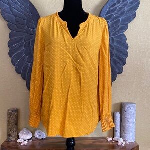 Talbots Polka Dot Blouse